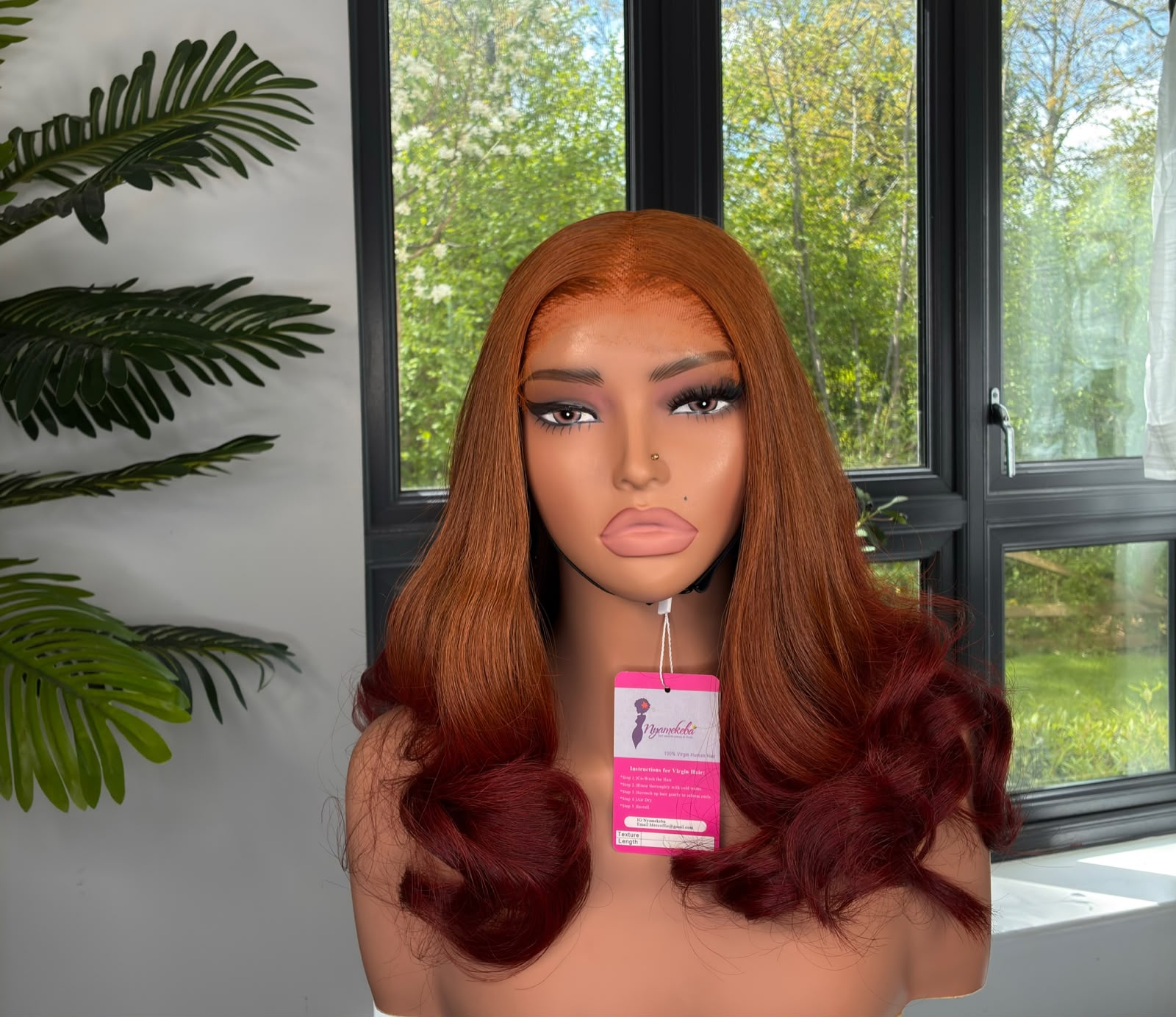 18” 6x6 HD lace single donor bouncy waves wear and go wig - Image 5