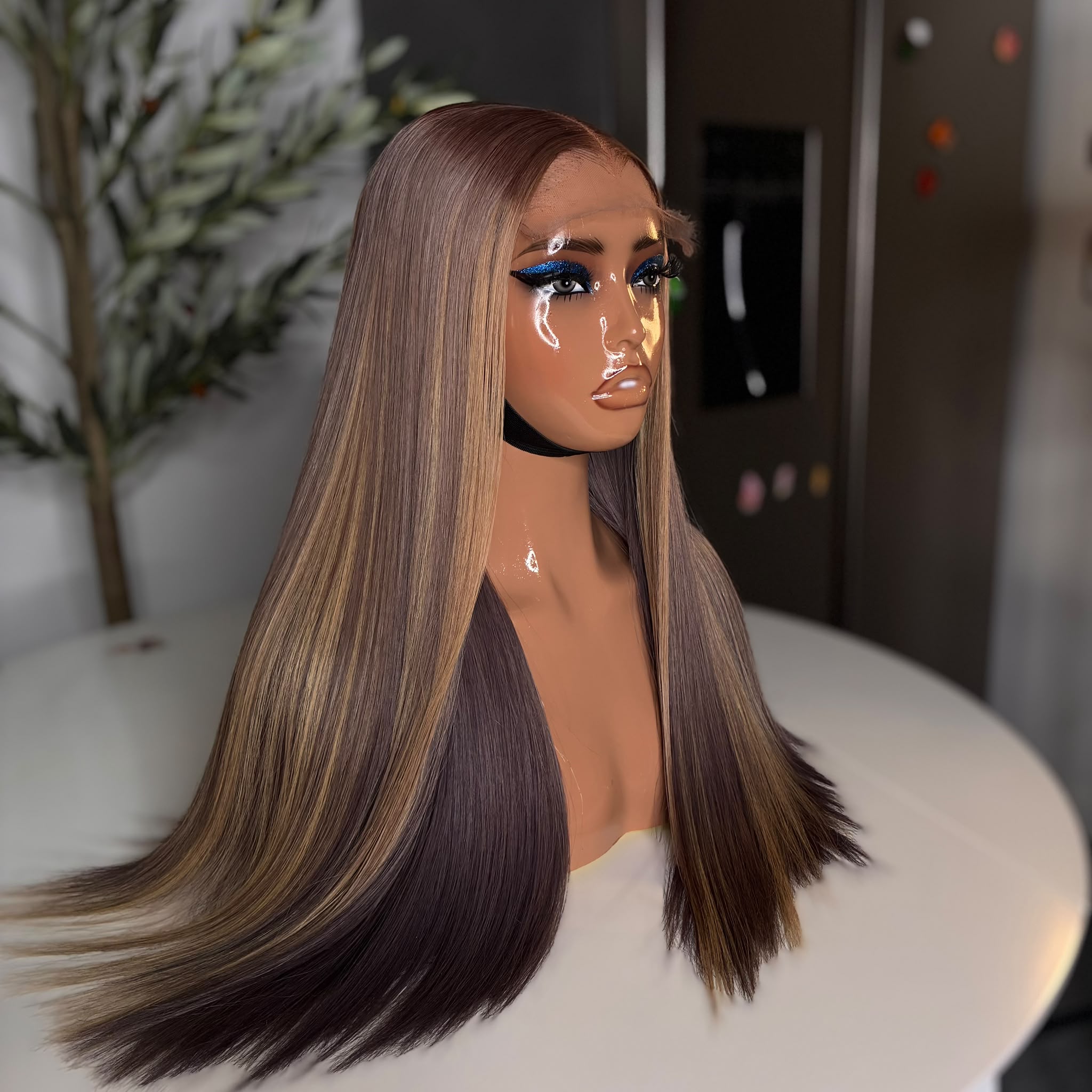 20”5x5 HD lace single donor wear and go bone straight wig - Image 8