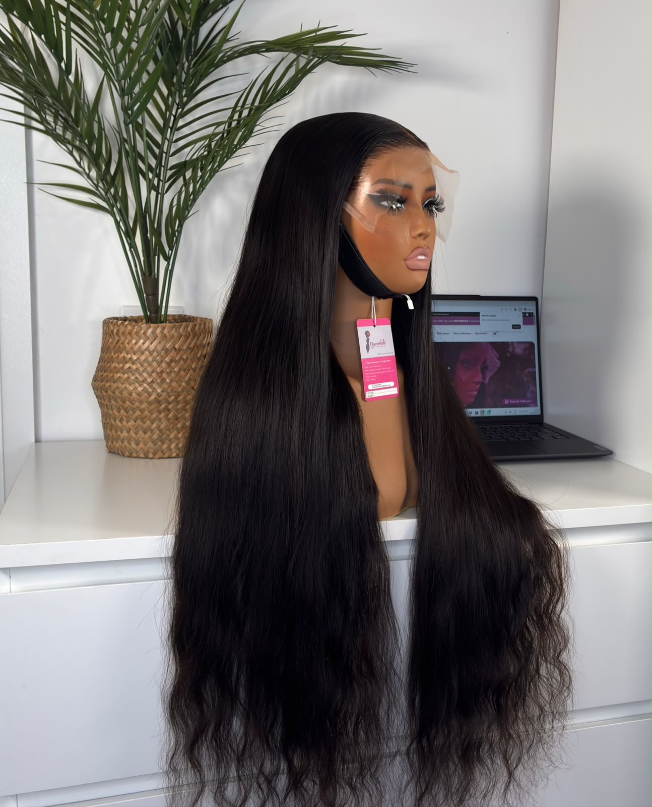 28"9x6 Hd lace single donor natural wavy wear and go wig - Image 5
