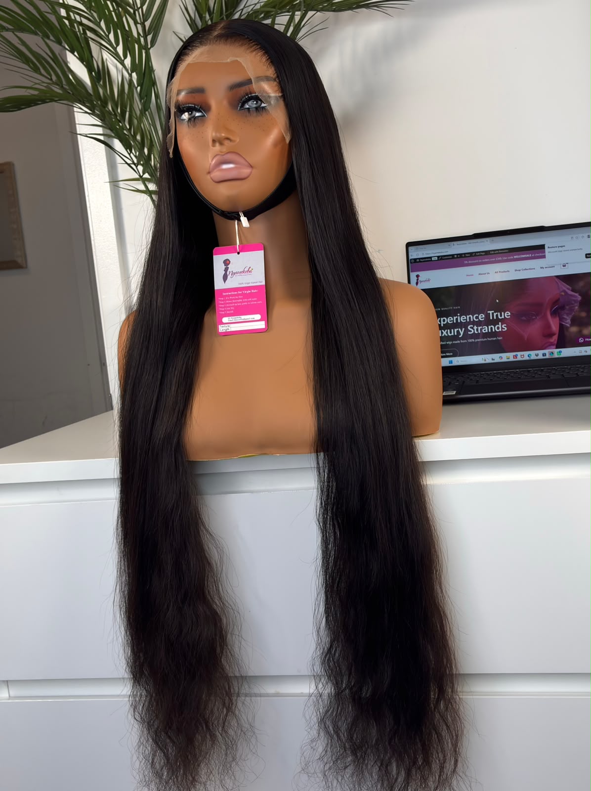28"9x6 Hd lace single donor natural wavy wear and go wig - Image 6