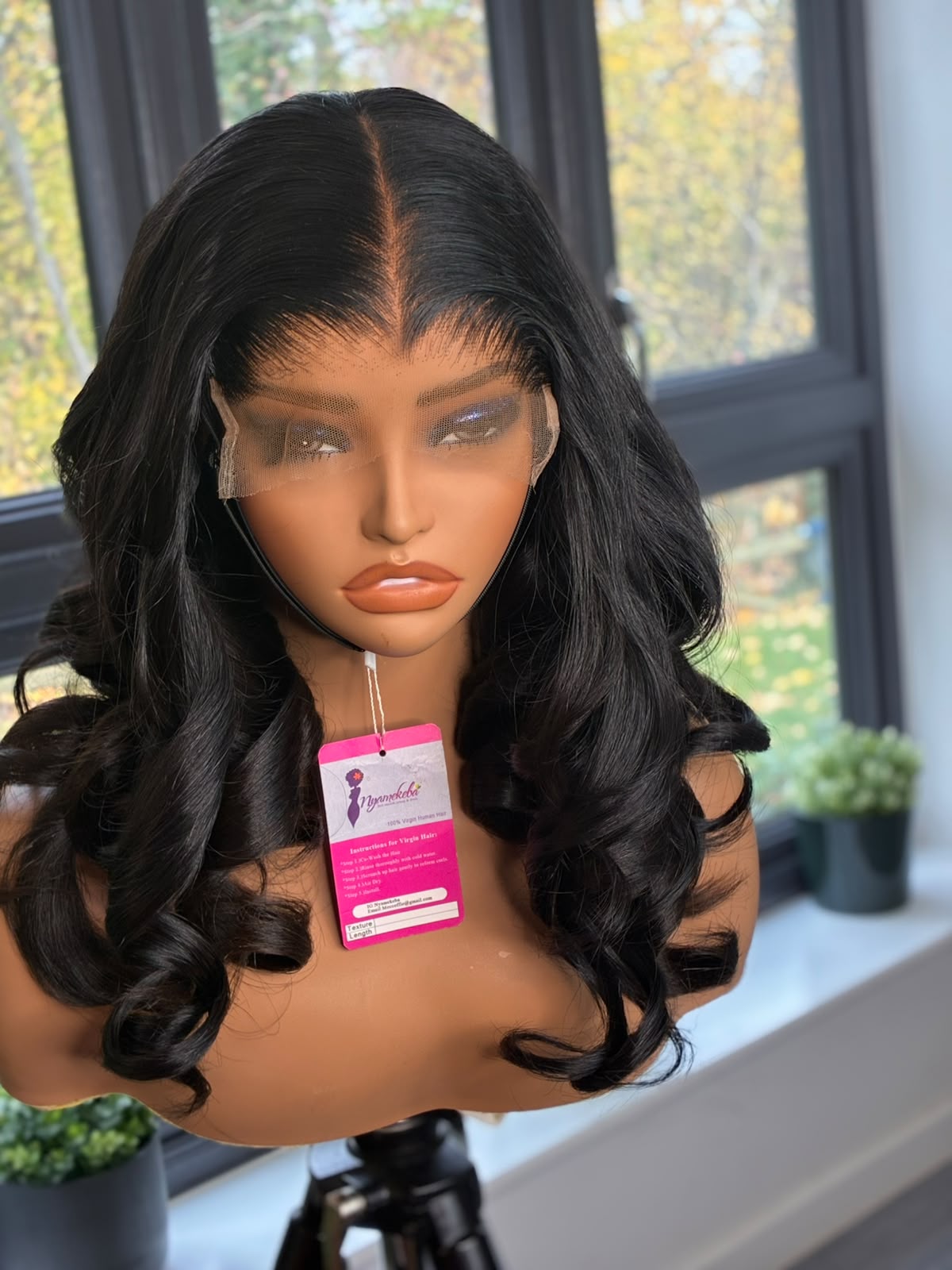 18"6x6 HD lace single donor wear and go wig - Image 3